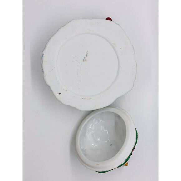 Figis 1995 Penguins On Igloo Trinket/candy Dish/Box With Lid Approx 4.5”x 5” - Picture 8 of 8